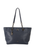 Turnlock Chain Tote, &pound;130, Handbags, Navy, Leather, Front view